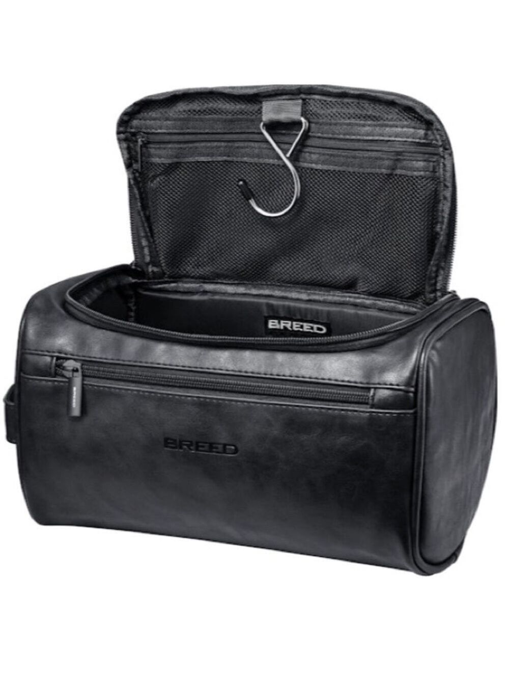 BREED LEATHER TRAVEL DOPP KIT BLACK